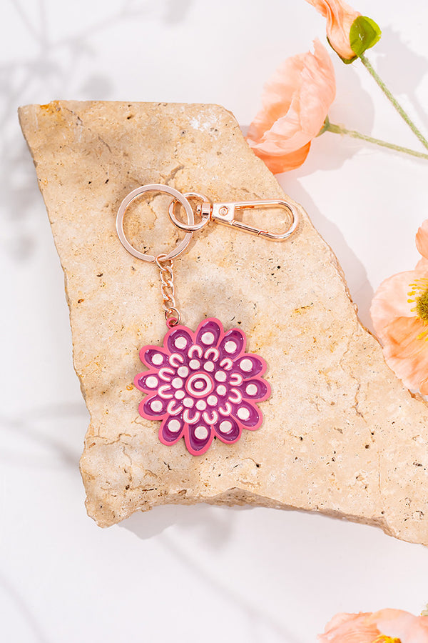 Friendship Flower Keyring