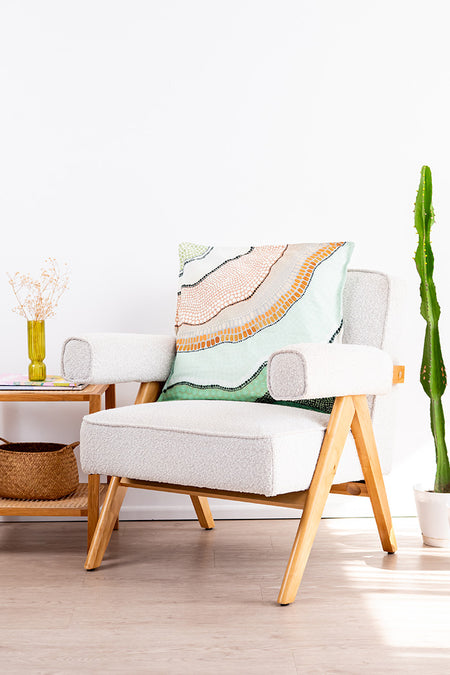 Coastal Yooroorroom (No. 2) Cushion Cover (53cm x 53cm)