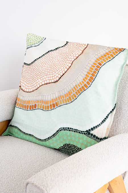 Coastal Yooroorroom (No. 2) Cushion Cover (53cm x 53cm)