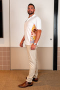 Kindling NAIDOC 2024 White Bamboo (Simpson) Unisex Polo Shirt