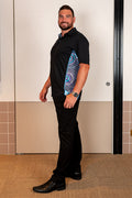 Our Future, Together Black Bamboo (Simpson) Unisex Polo Shirt