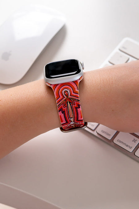 Leaving Footprints NAIDOC 2025 Silicon Apple Watch Strap - FREE GIFT