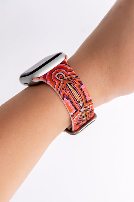 Leaving Footprints NAIDOC 2025 Silicon Apple Watch Strap - FREE GIFT