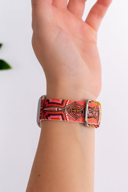 Leaving Footprints NAIDOC 2025 Silicon Apple Watch Strap - FREE GIFT