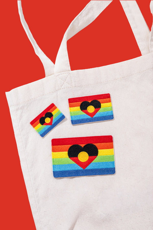 Pride Flag Iron-On Patch Set (3 Pack)