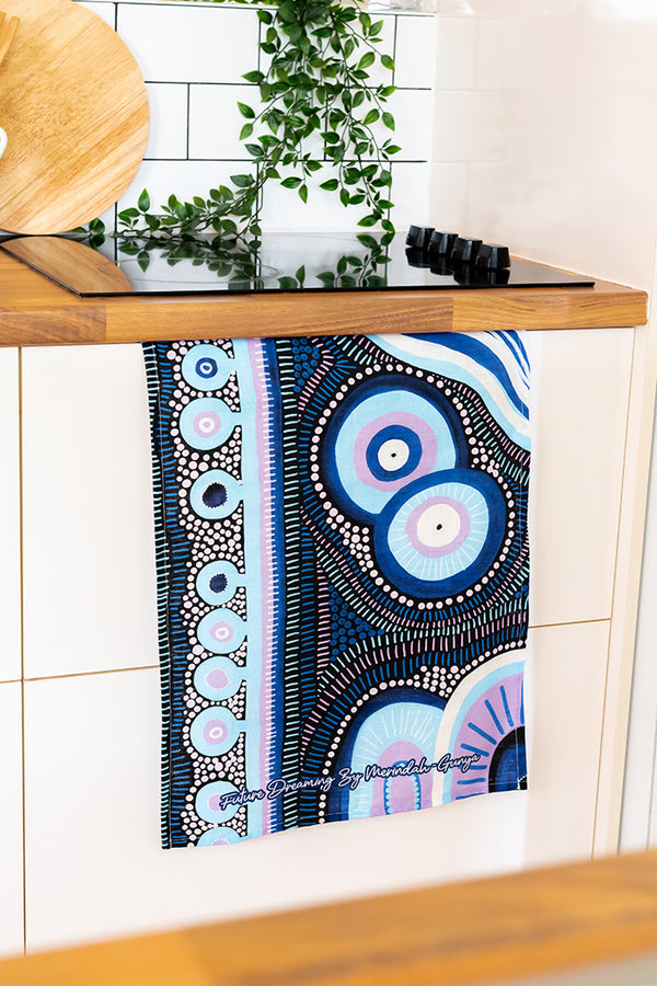 Future Dreaming Linen Blend Tea Towel (2 Pack)