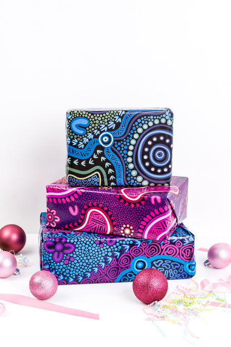 Amy Kilby 'Artist Collection' Gift Wrapping Paper (3 Pack)