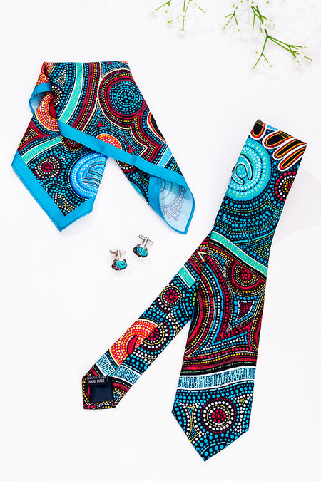 Our Protectors Gift Box (Tie, Pocket Square, Cufflinks)