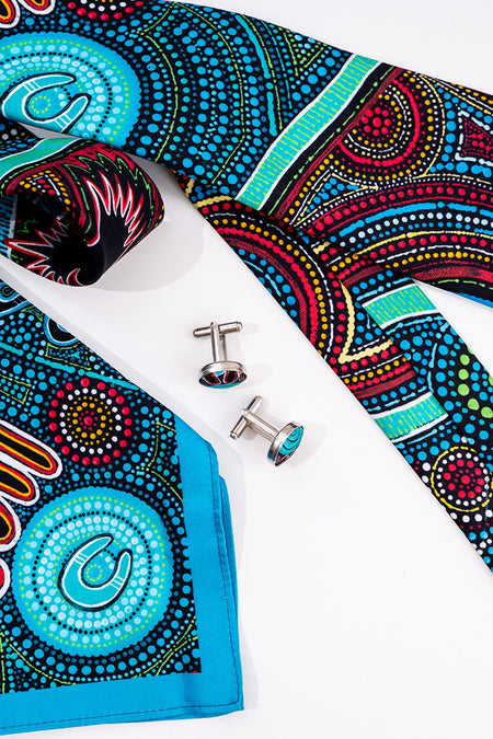 Our Protectors Gift Box (Tie, Pocket Square, Cufflinks)