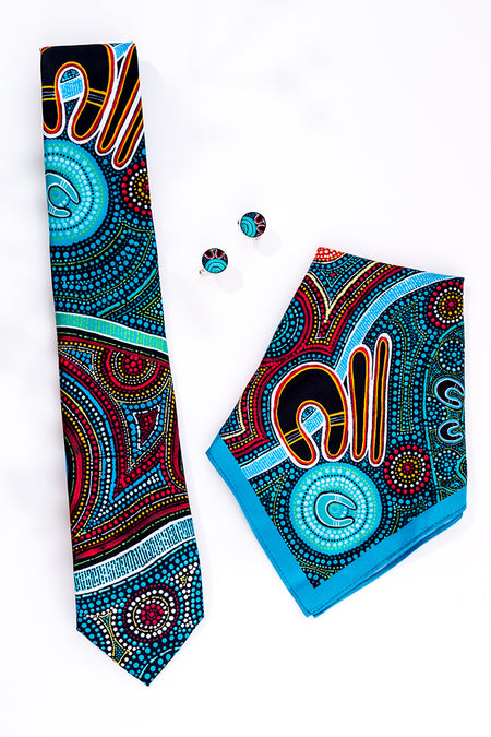 Our Protectors Gift Box (Tie, Pocket Square, Cufflinks)