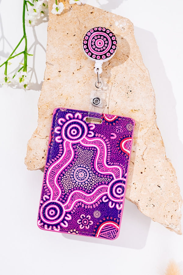 Forage Retractable Card Holder with Clip