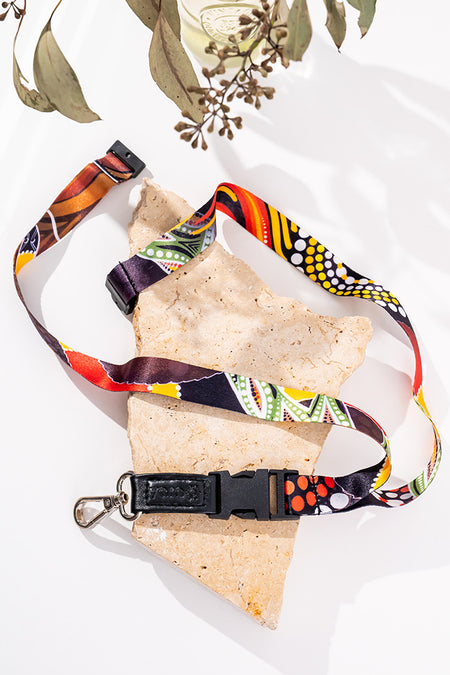 Generational Flames Premium Lanyard