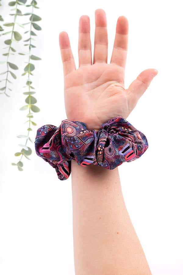 Pink Colours Mega Scrunchie- FREE GIFT