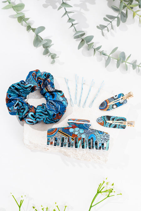 Calm Place Scrunchie & Hair Accessories Set