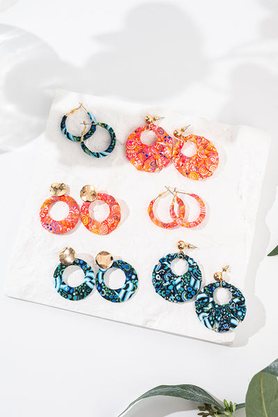 Ngayt Poonan Wrapped Double Loop Earrings