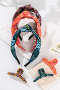Eastern Maar Knot Headband & Wrapped Butterfly Claw Clip