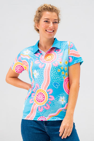 Endless Summer Women's Fitted Polo Shirt