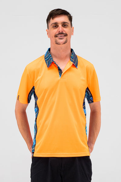 Deadly Dads High Vis Fluro Orange Unisex Polo Shirt