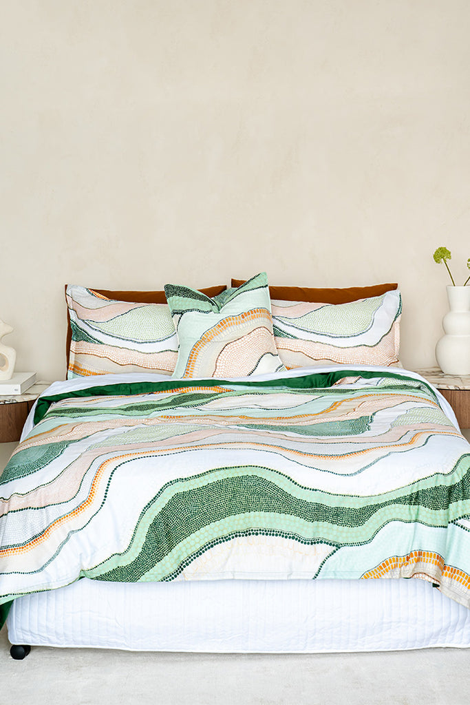 Coastal Yooroorroom (No. 2) 100% Cotton Quilt Cover Set