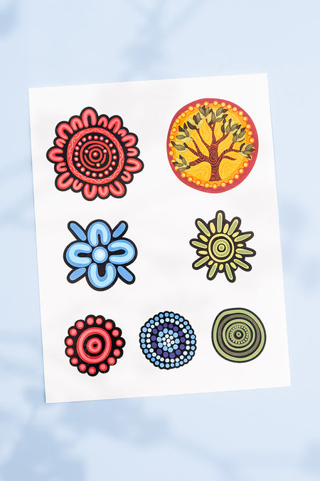 Wurung (Branches) NAIDOC 2025 Tattoo Sheet