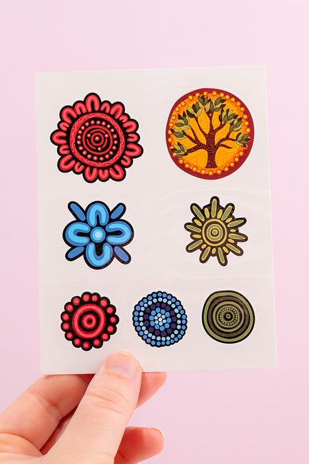 Wurung (Branches) NAIDOC 2025 Tattoo Sheet