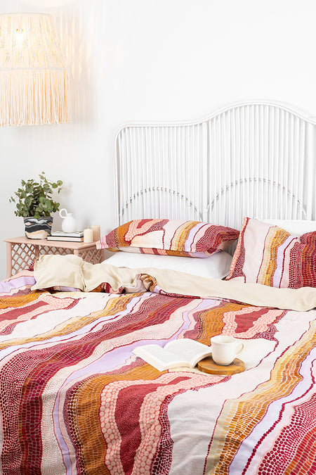 Birarr (Land Desert) 100% Cotton Quilt Cover Set