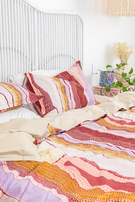 Birarr (Land Desert) 100% Cotton Quilt Cover Set