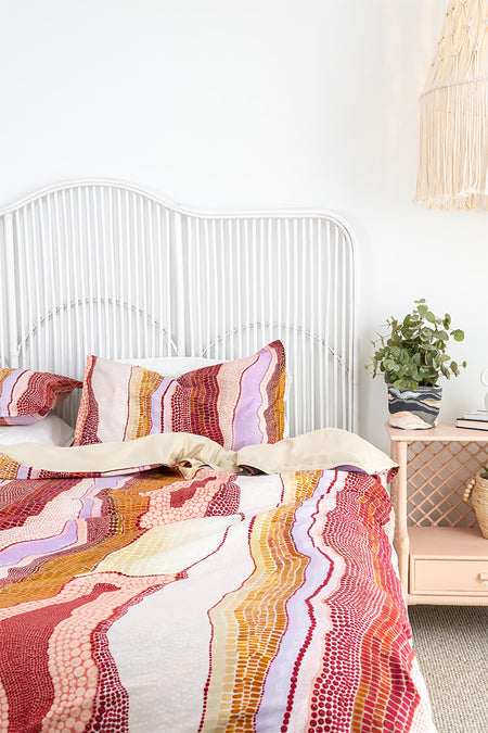 Birarr (Land Desert) 100% Cotton Quilt Cover Set