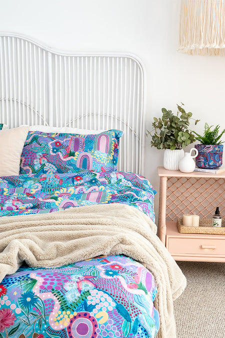 A Chapter Closing 100% Cotton Quilt Cover Set