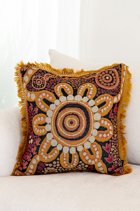 Mingaan 100% Cotton Knitted Cushion Cover (50cm x 50cm)