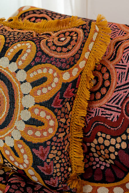 Mingaan 100% Cotton Knitted Cushion Cover (50cm x 50cm)