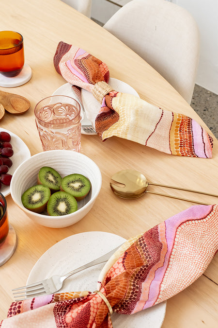 Birarr (Land Desert) Linen Blend Napkin (4 Pack)