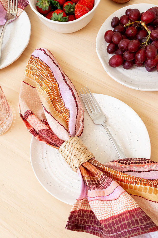 Birarr (Land Desert) Linen Blend Napkin (4 Pack)