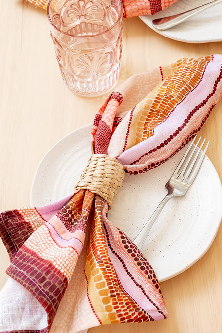 Birarr (Land Desert) Linen Blend Napkin (4 Pack)