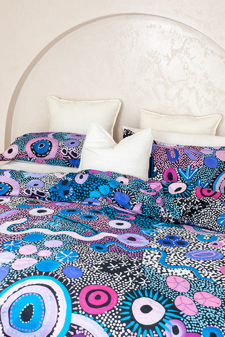 Makuru 100% Linen Quilt Cover Set