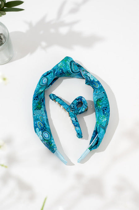 Forest Knot Headband & Wrapped Butterfly Claw Clip - FREE GIFT