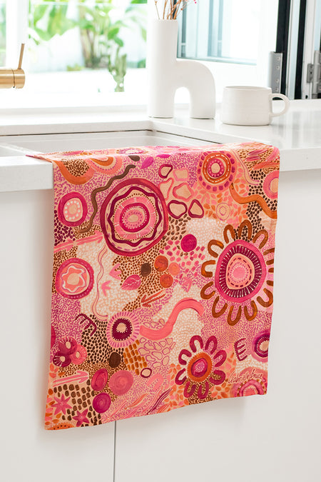 Djeran Linen Blend Tea Towel