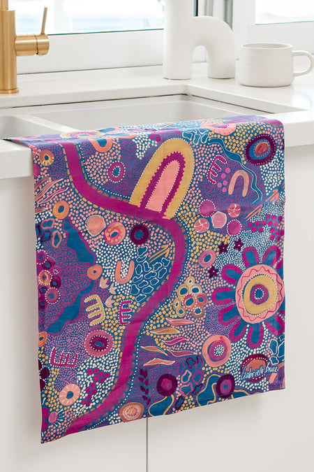 Djilba Linen Blend Tea Towel