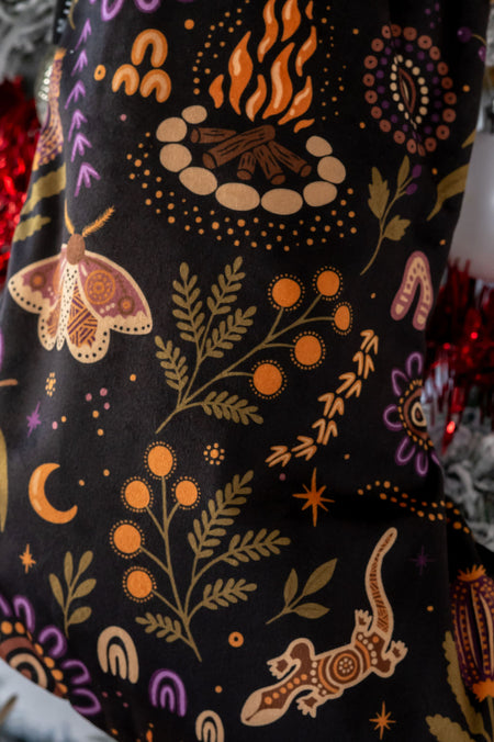 Campfire Dreaming Christmas Stocking
