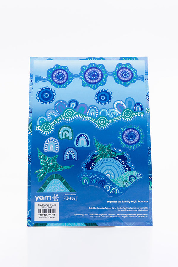 Together We Rise A4 Sticker Pack