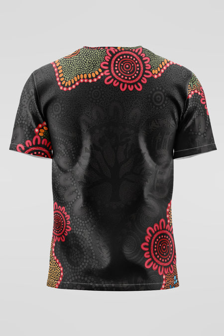 Wurung (Branches) Essence Unisex Three Pocket Scrub Top