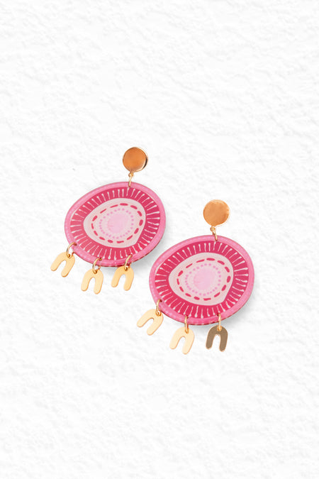 Djeran Acrylic Hanging Earrings