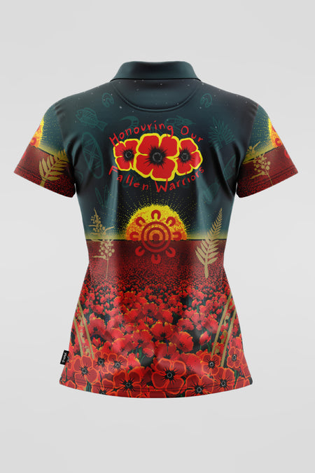 Honouring Our Fallen Warriors Women's Fitted Polo Shirt