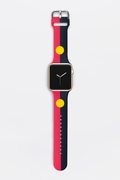 "Raise The Flag" Aboriginal Flag Silicon Apple Watch Strap