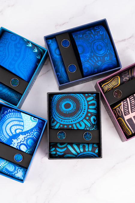 Our Connection Gift Box (Tie, Pocket Square, Cufflinks)