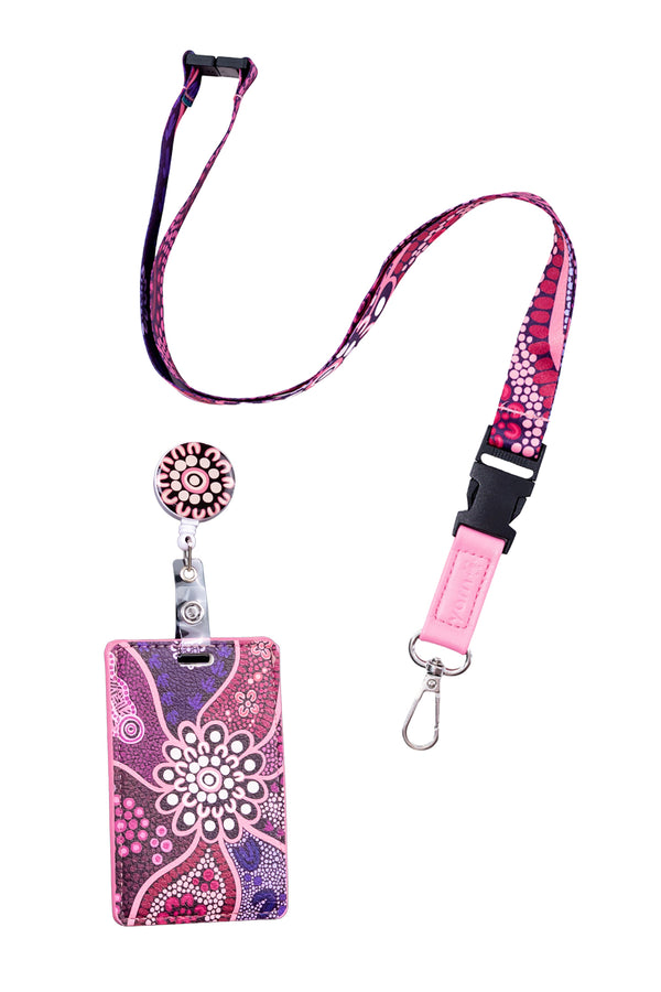 Friendship Lanyard & Retractable Card Holder with Clip