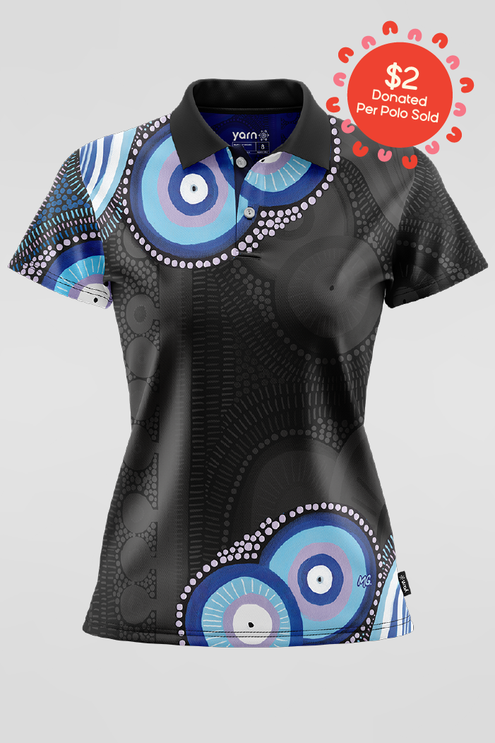 Future Dreaming NAIDOC 2025 Essence Women's Fitted Polo Shirt