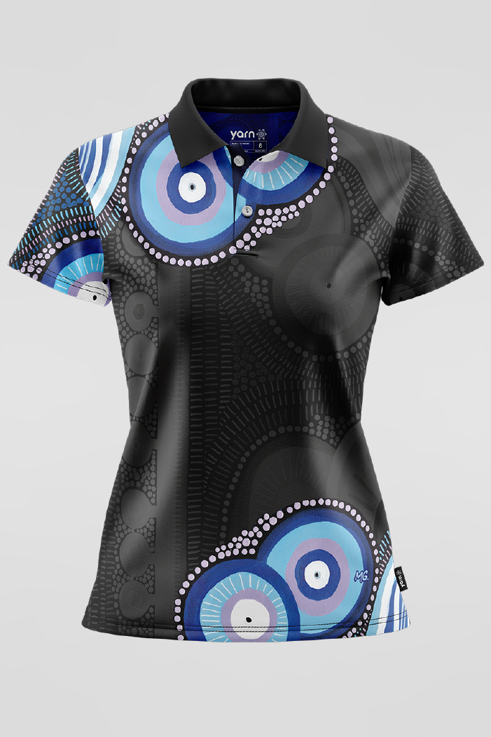 Future Dreaming NAIDOC 2025 Essence Women's Fitted Polo Shirt