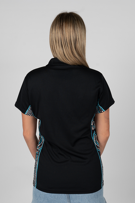 Family UPF50+ Bamboo (Simpson) Women's Fitted Polo Shirt