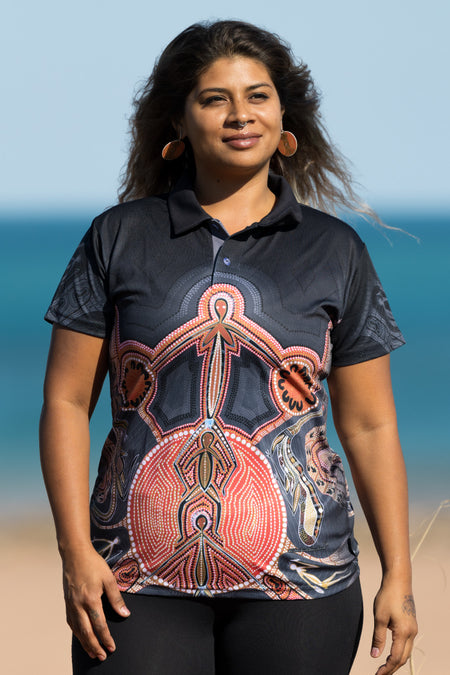 Leaving Footprints Essence Women's Fitted Polo Shirt